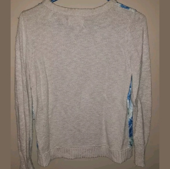 Justice size 20 sequined floral sweater - Picture 7 of 8